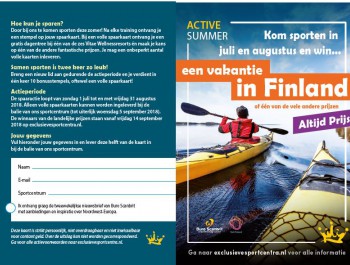 Spaar mee deze zomer! Spaar mee deze zomer!
