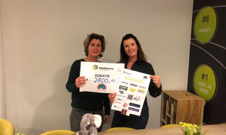 Medisports haalt 2800 euro op voor Stichting Villa Joep! Medisports haalt 2800 euro op voor Stichting Villa Joep!